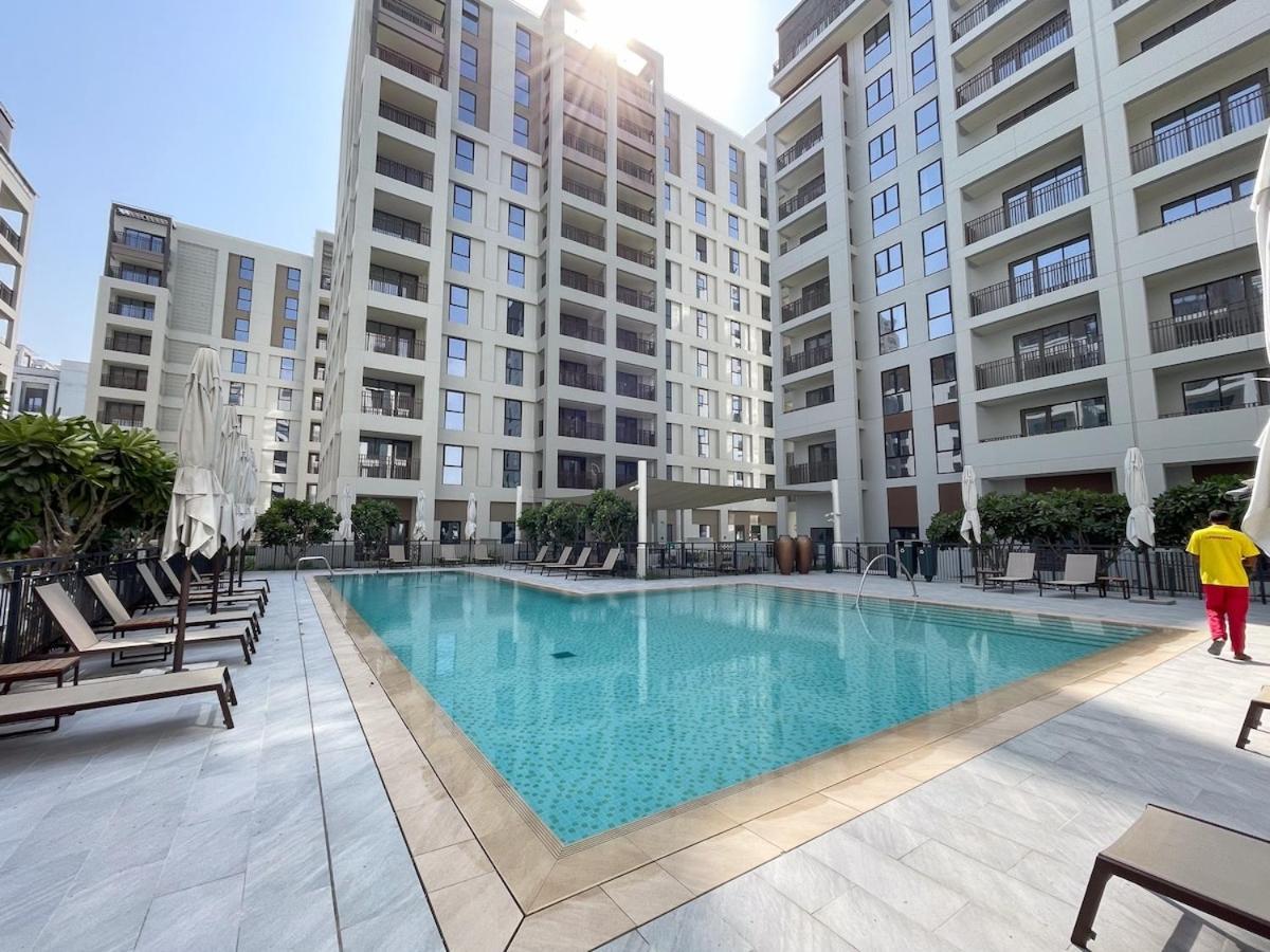 Elegant 4-Bedroom Apartment Perfect For Families In Dubai Creek Harbour Exterior foto
