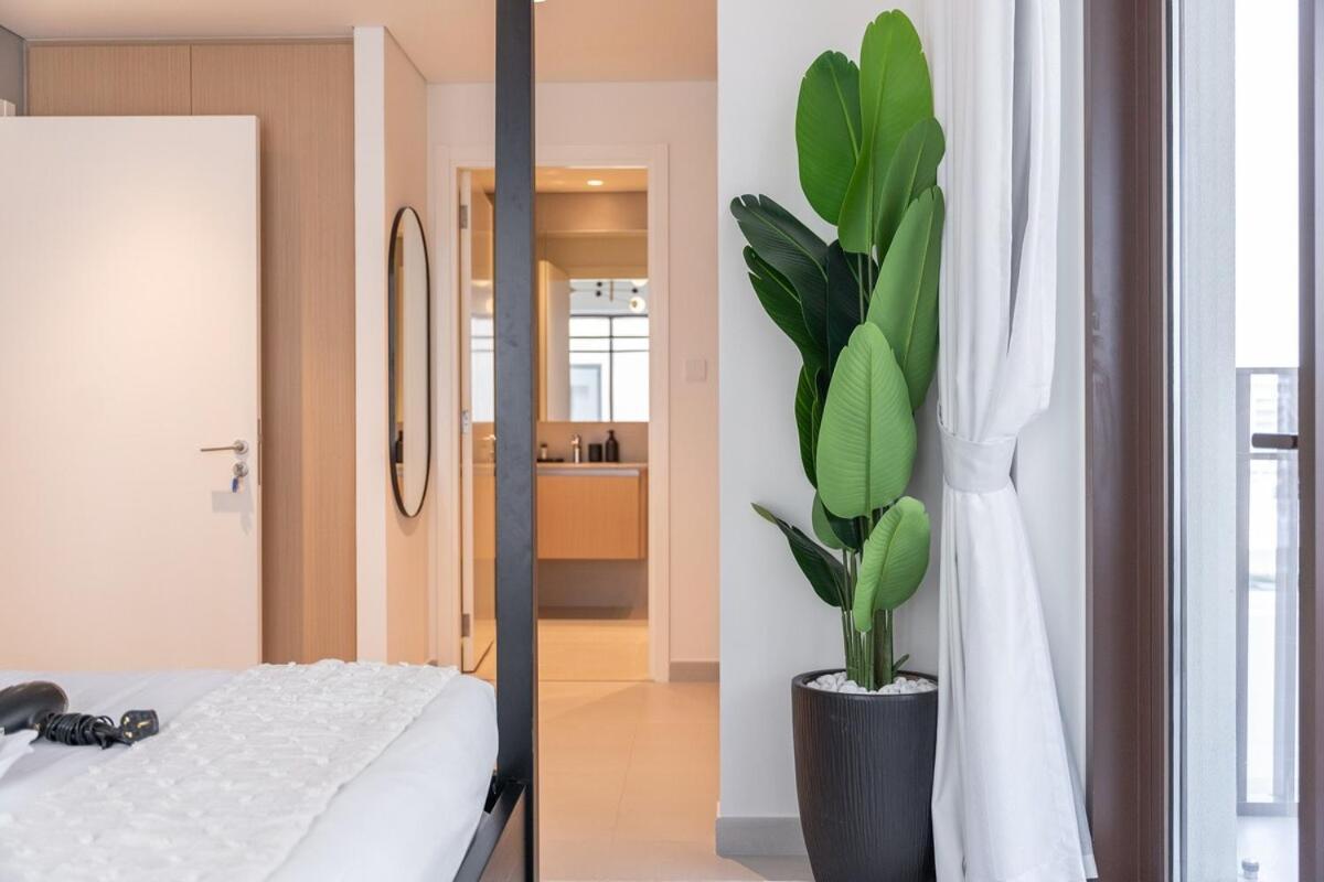 Elegant 4-Bedroom Apartment Perfect For Families In Dubai Creek Harbour Exterior foto